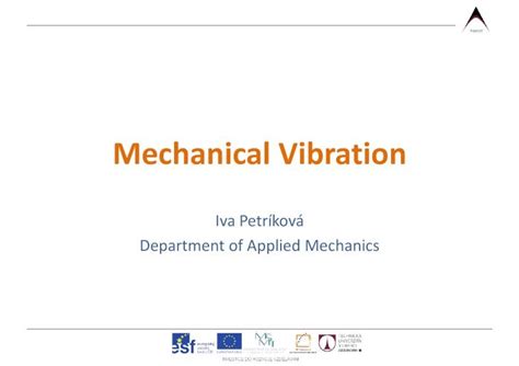 Pdf Mechanical Vibration Technical University Of Liberec · 2020 03