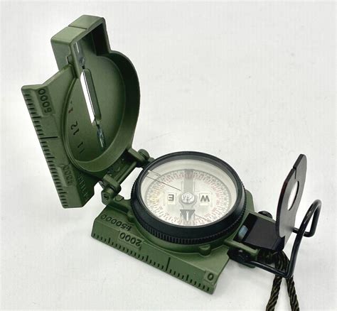 Cammenga Model 3h Tritium Lensatic Compass Olive Drab Us Military Issue Pouch 850016773005 Ebay