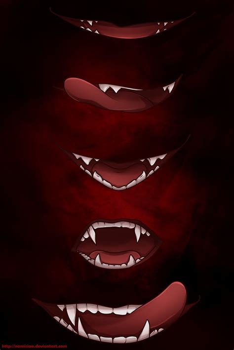 Demon Mouth Drawing