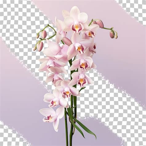 La orquídea cymbidium conocida como la reina de las flores tiene una