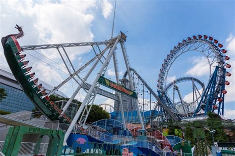 Attraction Rides At Tokyo Dome Editorial Photo Image Of Area Excite
