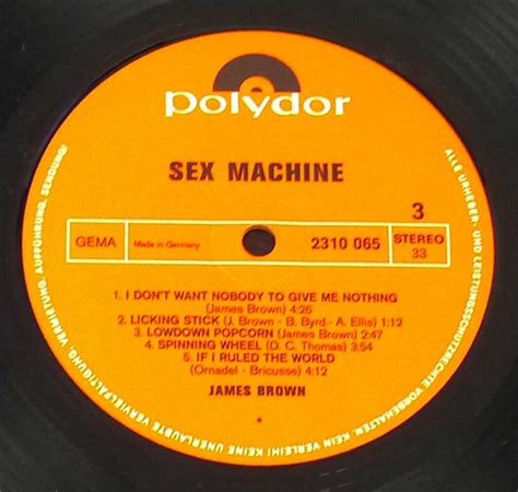 James Brown Sex Machine Funk Soul Vinyl Album Gallery Vinylrecords