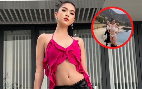 Ngọc Trinh diện bikini mỏng manh tự hào khoe khả năng chịu lạnh Saostar vn