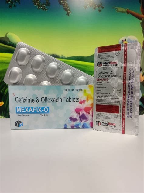 MEXAFIX O Cefixime Ofloxacin Tablet At Rs 480 Box In Panchkula ID