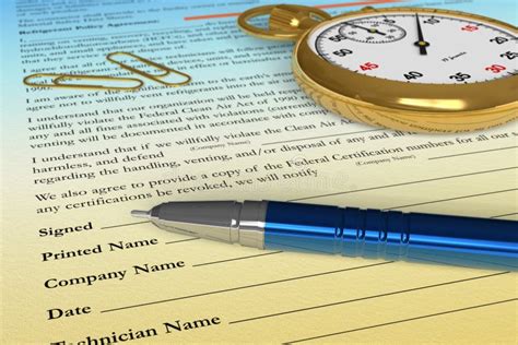 Assinando Um Contrato Ilustração Stock Ilustração De Financeiro 12915286