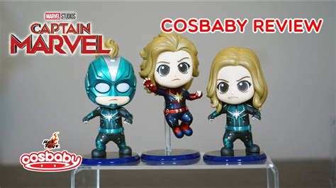 Captain Marvel Cosbaby Hot Toys Review Unbox YouTube