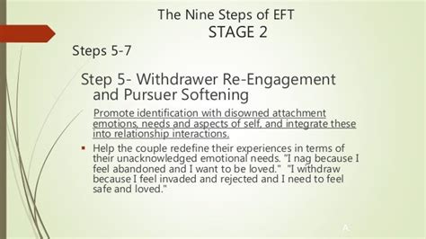 Lecture 6 Emotionally Focused Therapy Overview