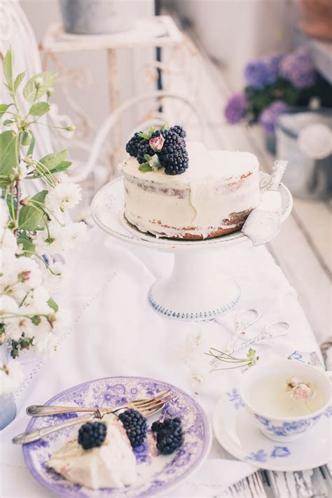 Rhubarb Lemon Mousse Semi Naked Cake Hanna Lionel