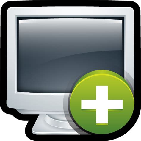 add computer create crt  icon