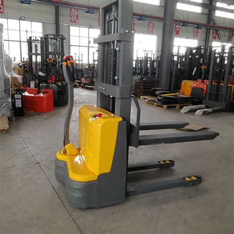 Ce Hand Operated Kg Mm Walkie Pallet Stacker