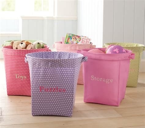 Large Canvas Buckets Pottery Barn Kids