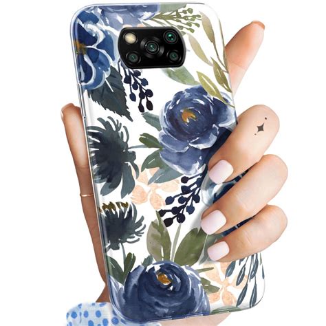 Etui Do Xiaomi Poco X3 Nfc Wzory Kwiaty Kwieciste Flower Obudowa