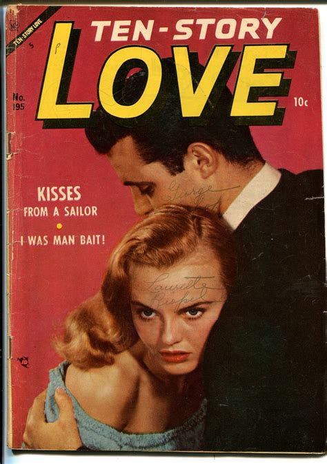 Ten Story Love 195 1954 Ace Former Pulp Spicy Romance Art Photo Cover