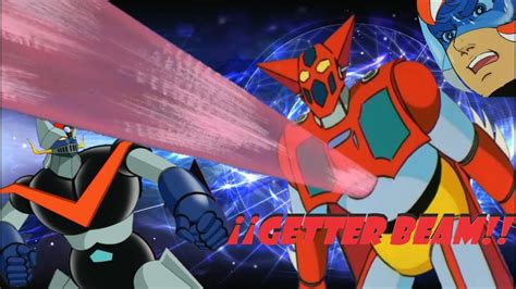 Great Mazinger Vs Getter Robo Getter Beam Youtube