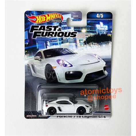 Hot Wheels Porsche Cayman Gt Fast And Furious Shopee Malaysia