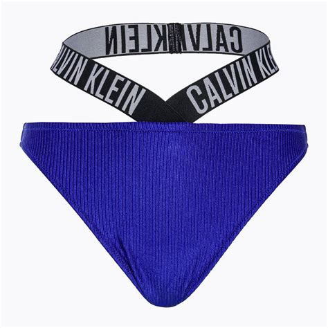 Dół od stroju kąpielowego Calvin Klein High Leg Cheeky Bikini midnight lagoon KW0KW02391C7N