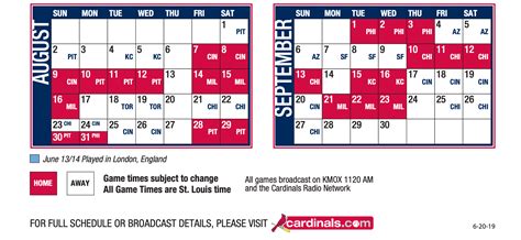 St. Louis Cardinals Postseason Schedule | semashow.com