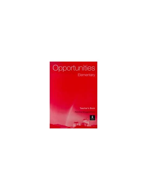 Opportunities - elementary - TB