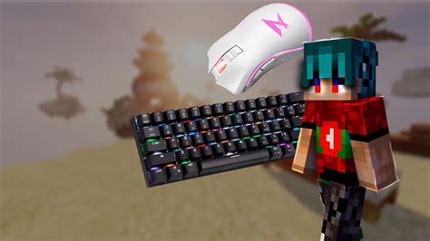 Keyboard Mouse Asmr Sounds Pika Network Bedwars Youtube