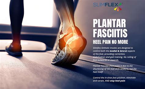 slimflex comfort orthotic insoles  plantar fasciitis flat feet