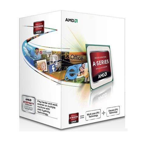 AMD A8-5500 CPU - 4 kerner 3.2 GHz - AMD FM2 - AMD Boxed (PIB - med køler)