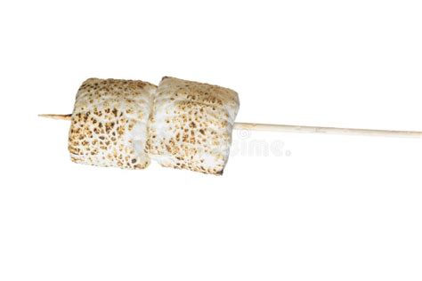 Roasted Marshmallows On A Stick Stock Image Image Of White Snack