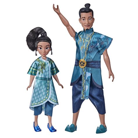 Disney Raya and the Last Dragon Young Raya and Chief Benja Dolls with ...