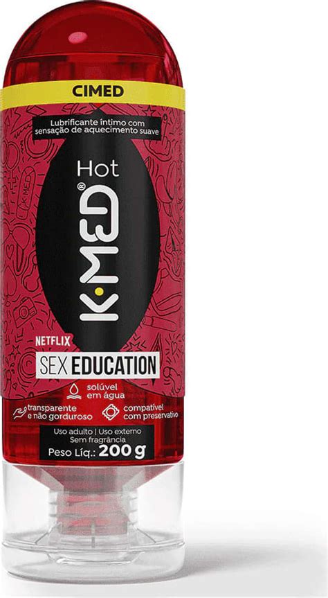 Gel Lubrificante Íntimo K Med Hot Sex Education 200g Beleza na Web