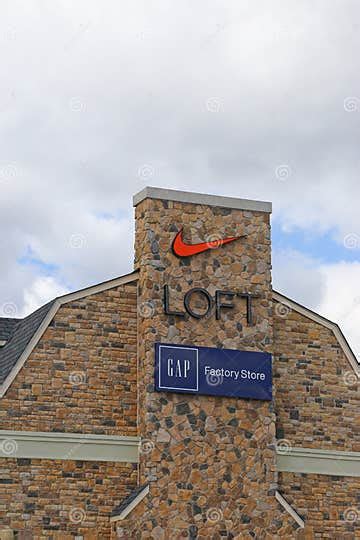 Stores At Gloucester Premium Outlets Editorial Image Image Of America