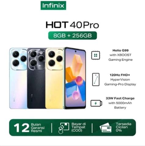 Promo Infinix Hot Pro Gb Gb Garansi Resmi Tahun Diskon Di Seller Penabur