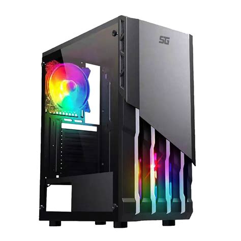 Gabinete Gamer Start The Game Csg 530 Matx Cristal Usb 3 0 S Fte Negro