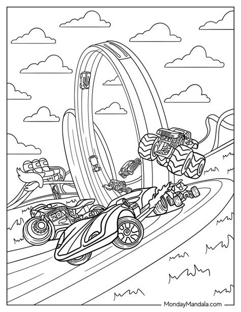 Hot Wheels Coloring Pages Free Pdf Printables Cars Coloring Pages Coloring Pages Hot