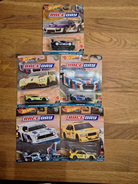 Komplettes Set Hot Wheels Premium Car Cultur Race Day Neu Und Originalverpackt In Adlikon