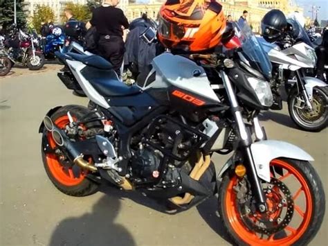 Купить б у Yamaha MT 03 инжектор 6 передач в Нижнем Новгороде серебристый naked bike 2019 года