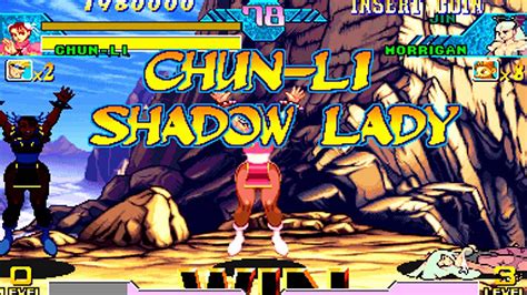 Marvel Vs Capcom Shadow Lady Chun LiTAS YouTube