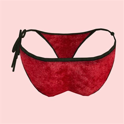 Sexy Red Santa Bikini P09 3D Model In Clothing 3DExport
