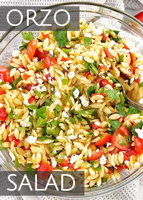 This Risoni Pasta Salad Recipe Orzo Makes The Perfect Simple Summer