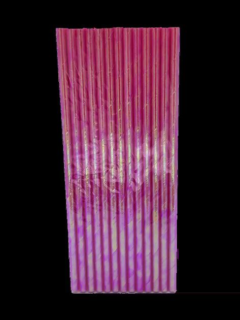 Трубочки коктейльные Бумажные 20см Розовый Голограмма – фото, отзывы ...