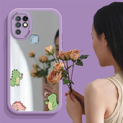 PMP เคสใหมสำหรบ Infinix Hot 10 Play Hot 10S Hot 10S NFC X682C X682B ไดโนเสารสามตวนอยเปลอก