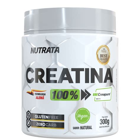 Creatina Creapure 300g NUTRATA Shopee Brasil