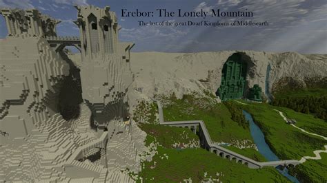 Uncertain Erebor The Lonely Mountain Minecraft Map