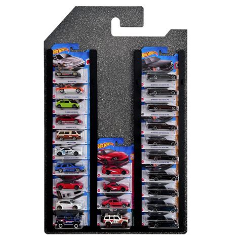 Suport Organizator De Perete Pentru De Masinute Hot Wheels Culoare Negru Si Gri X