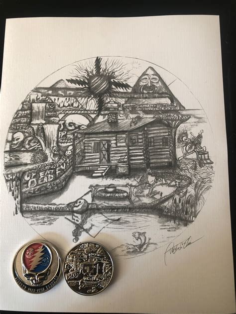 Grateful Dead Memory Coin. Grateful Dead Challenge Coin. - Etsy