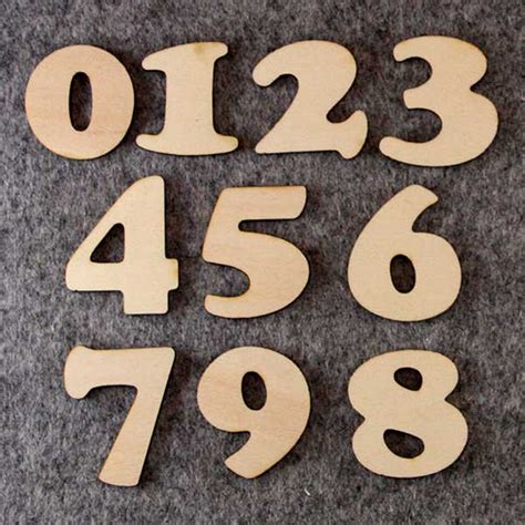 Cooper Black Font Number Set 3mm Plywood 0-9 10 Characters | Etsy