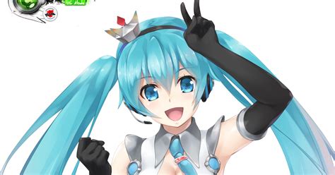 Vocaloidhatsune Miku Hyper Kawaii Racequeen Render2 Vers Ors Anime