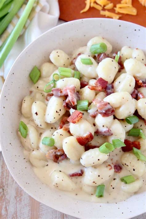One Pot Baked Potato Gnocchi Recipe