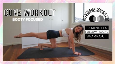 Core Pilates Workout Booty Focused 10 Min No Equipment Carla