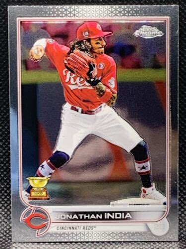 2022 Topps Chrome 182 Jonathan India Cincinnati Reds Ebay