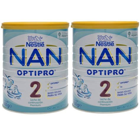 Nan 2 Optipro 800g Pack Ahorro 2 Uds Pharmabuy