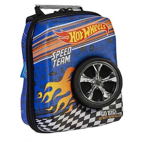 Mochila De Rodinha D Hot Wheels Muscle Lancheira Maxtoy DIPLOMATA Mochilas Magazine Luiza